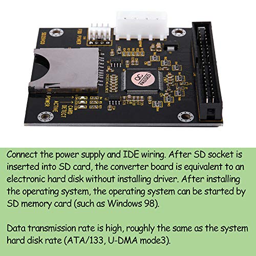 KOOBOOK 1Pcs SD SDHC Card to IDE 3.5" 40Pin Male Adapter Male IDE Hard Disk Drive Adapter - Image 4