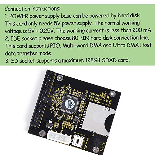 KOOBOOK 1Pcs SD SDHC Card to IDE 3.5" 40Pin Male Adapter Male IDE Hard Disk Drive Adapter - Image 3