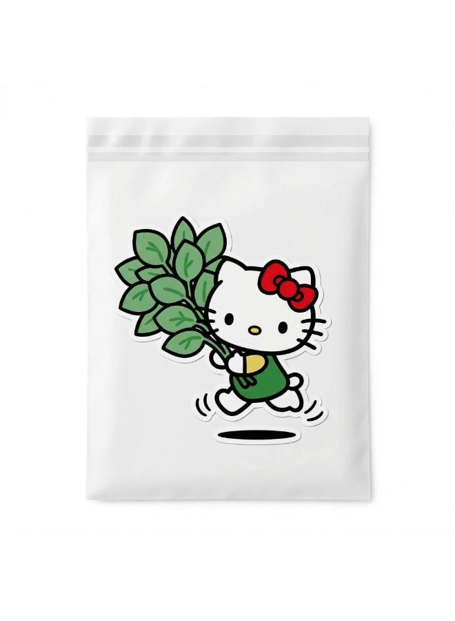 Y&D Disposable Car Trash Bags 100 Pcs Self Adhesive Garbage Portable Leak Proof Stick on Vomit Bag for (12.6 x 8.3 inch) - Image 1