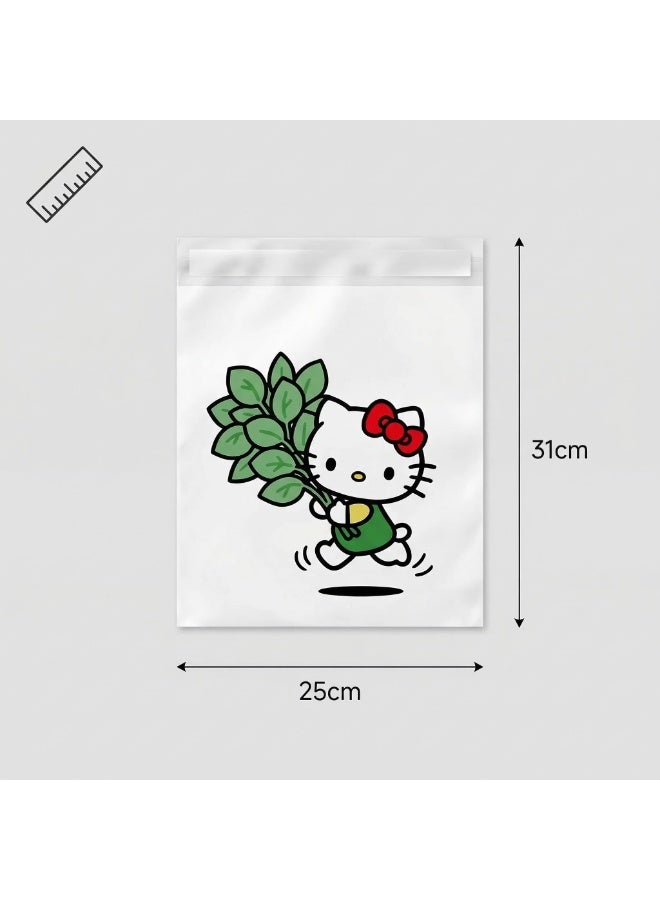 Y&D Disposable Car Trash Bags 100 Pcs Self Adhesive Garbage Portable Leak Proof Stick on Vomit Bag for (12.6 x 8.3 inch) - Image 3