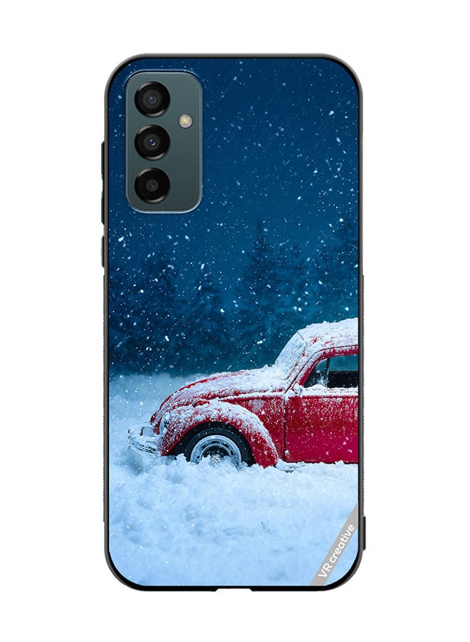 VR CREATIVE Protective Case Cover For Samsung Galaxy M23 Christmas Car Design Multicolour - Image 1