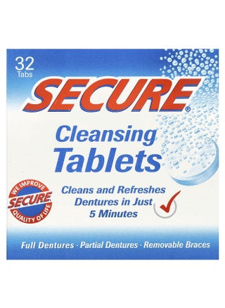 Secure Denture, Cleansing Tablets, 32 Tabs - pzsku/Z55F951B4DFAA4C5EE7B5Z/45/_/1745336452/b3f42c17-90f7-426c-9f7d-686b6813e531
