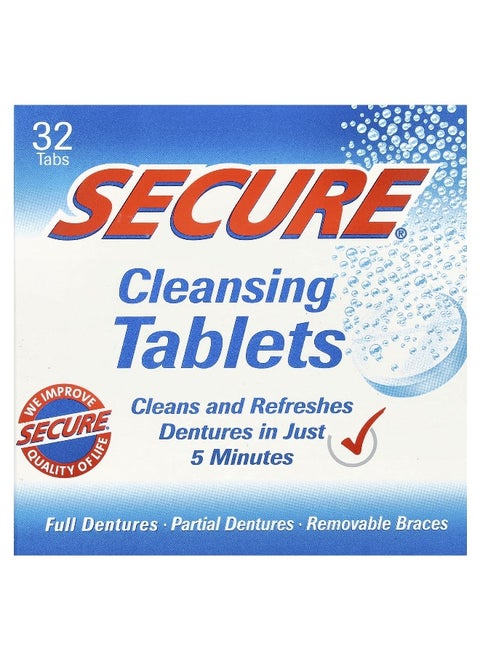 Secure Denture, Cleansing Tablets, 32 Tabs