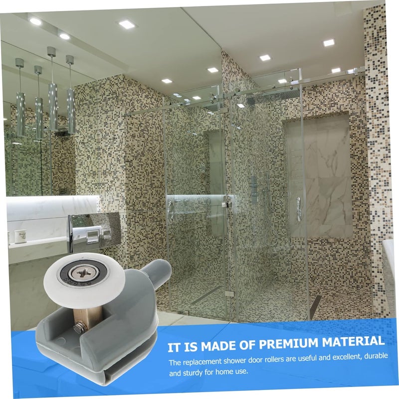 10Pcs ABS And Iron Shower Door Rollers Wheels For Smooth Sliding Door Operation Easy Installation - Image 5