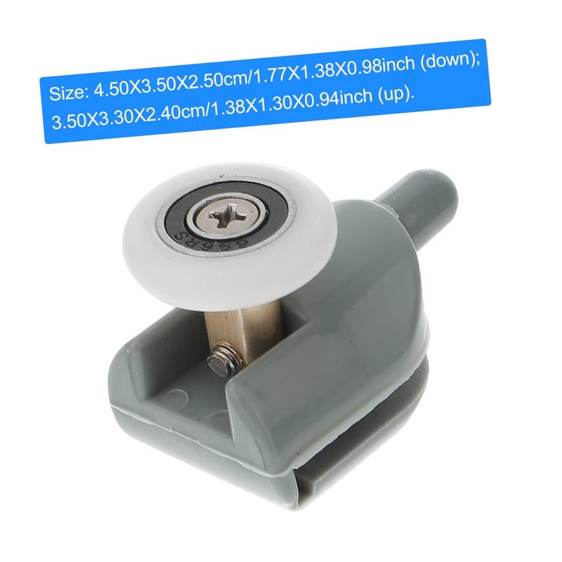 10Pcs ABS And Iron Shower Door Rollers Wheels For Smooth Sliding Door Operation Easy Installation - Image 3