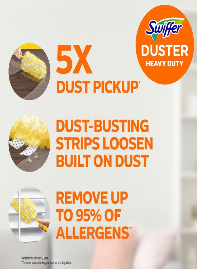 Swiffer Dusters Heavy Duty Multi-Surface Duster Refills for Cleaning, Unscented, 11 Count - Image 2