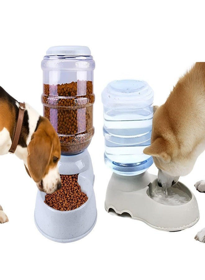 VENDLY Pet Feeder with Auto Water Dispenser | Dual Function Bowl | Pet Feeder and Water Dispenser| Convenient & Hygienic | for Dogs, Cats, Puppies & Kittens (Combo (Food & Water Feeder)) - Image 1