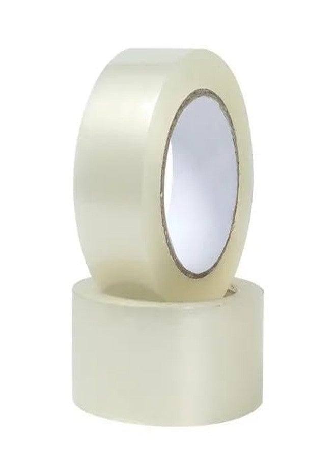 CRAE Packaging Transparent Cello Tape For Office, Home and E-Commerce Packing | 1INCH Diameter | 65 Meter | Pack of 2 - Image 1