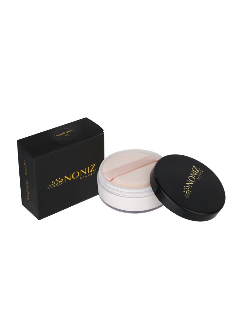 NONIZ BEAUTY NONIZ Finishing Loose Powder - Matte Finish-Oil Absorbing-Vegan Formula-Cruelty-free Makeup-Setting Powder - Image 1
