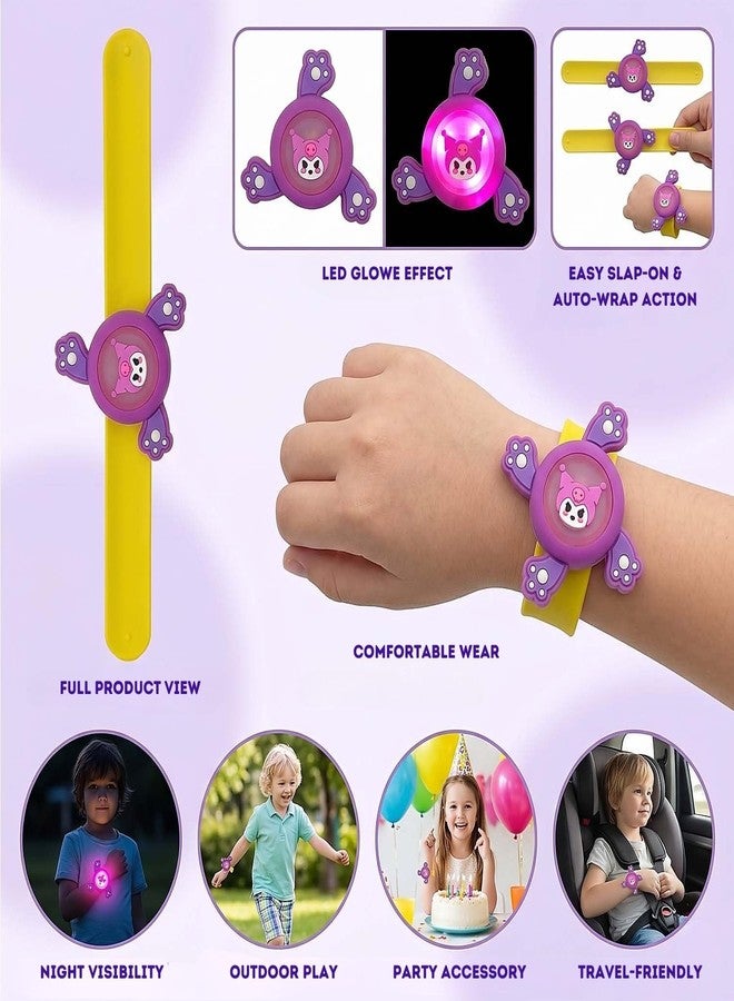ascension Pack of 12 Kids Wrist Band with Silicone Strap - Cartoon Bracelet Rakhi Spinning Toy for Boys and Girls Birthday Return Gift for Kids Rakhi For Brother, Bhaiya (Assorted Design) - Image 4