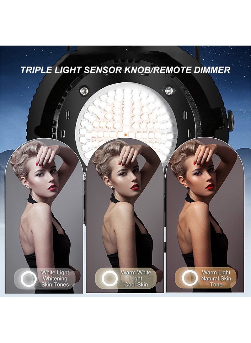 Glanfen Professional Photography Studio Lighting Kit,500W 2700-7500K 3 Colors LED Monolights with Softbox and Stand for Photography/Video Recording/Live Streaming - Image 3