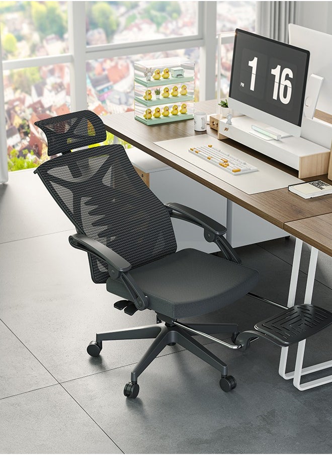 Sihoo designer computer manager office comfortable ergonomic seat cushion pillow for chairs with adjustable armrest footrest