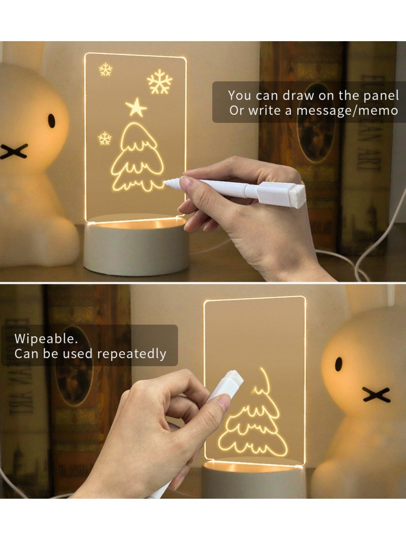 Night light, office planner, restaurant creative light, transparent acrylic is not easy to break family atmosphere light - Image 1