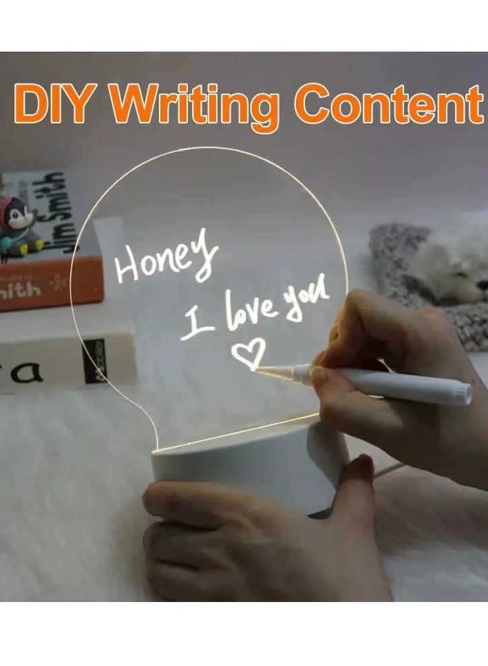 Night light, office planner, restaurant creative light, transparent acrylic is not easy to break family atmosphere light - Image 3