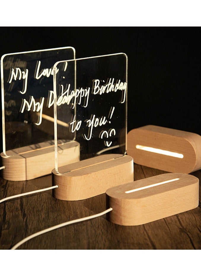 Night light, office planner, restaurant creative light, transparent acrylic is not easy to break family atmosphere light - Image 4