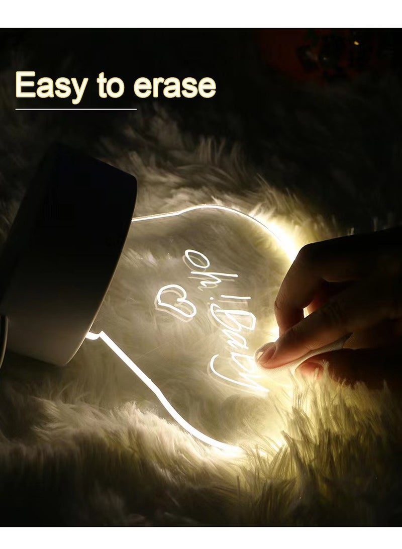 Night light, office planner, restaurant creative light, transparent acrylic is not easy to break family atmosphere light - Image 2