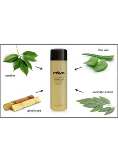 Raya Eucalyptus Astringent With Aha 6 Oz (G207) | Exfoliating Glycolic Facial Toner For Oily And Breakout Skin | Helps Balance Ph And Dry Up Blemishes | Made With Alpha Hydroxy Acids  - Image 3