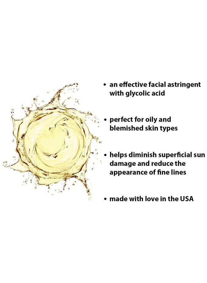 Raya Eucalyptus Astringent With Aha 6 Oz (G207) | Exfoliating Glycolic Facial Toner For Oily And Breakout Skin | Helps Balance Ph And Dry Up Blemishes | Made With Alpha Hydroxy Acids - Image 4