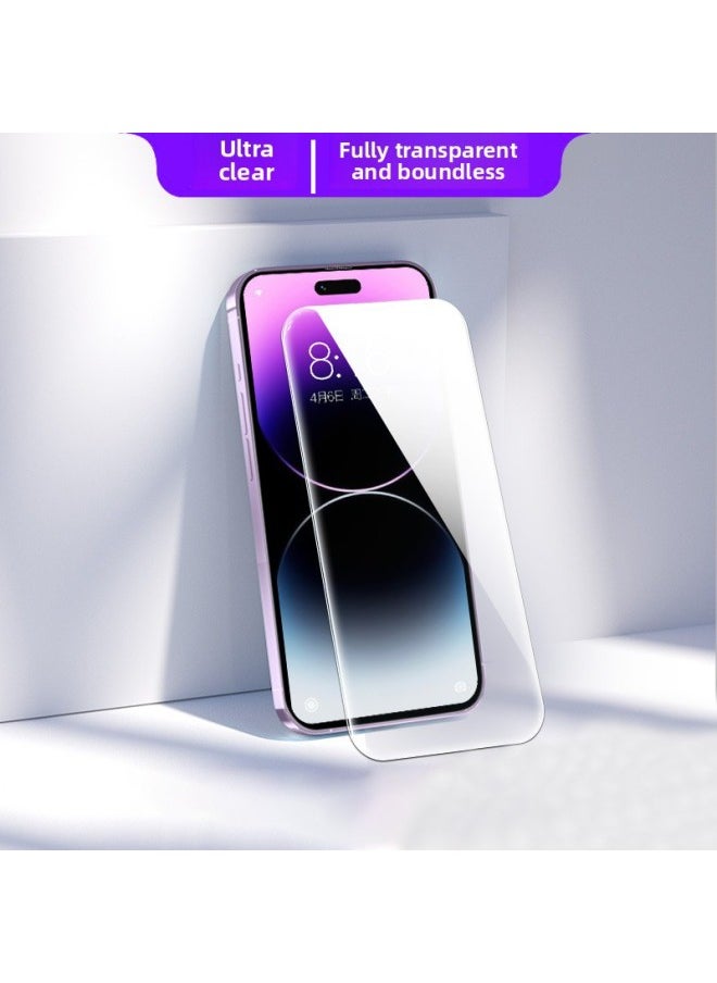 Generic - For Dust-free Warehouse For Iphone11 Anti-peep Tempered Glass Film For Iphone14/13 Second Film Artifact 12pro Hand-Color:High-definition 1-piece Set [transparent Tempered Film] Without Second Cockpit-Size:For Iphone Xs Max - Image 1
