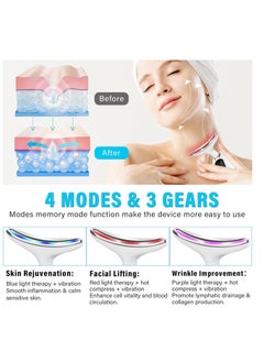 SYOSI Rеd Light Therаpy for Face Facial Beauty Device for Face Neck Smooth Fine Lines Reduce Wrinkles Anti Wrinkles Face Massager Face Sculpting Device Anti-Aging Facial Neck for Women Man  - Image 4