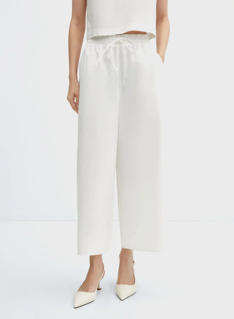MANGO High Waist Pants