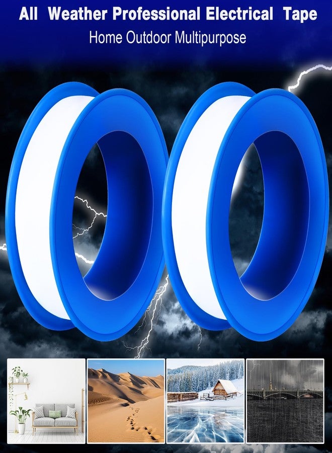 Pushglossy 150 Rolls PTFE Tape 1/2 x 520 Inches Plumbers Waterproof Sealant Plumbing Tape for Shower Head Repairing Water Pipe Sealing (White) - Image 4