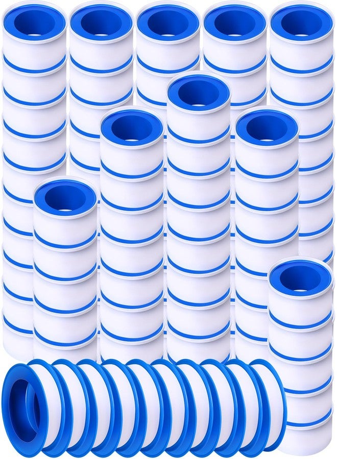 Pushglossy 150 Rolls PTFE Tape 1/2 x 520 Inches Plumbers Waterproof Sealant Plumbing Tape for Shower Head Repairing Water Pipe Sealing (White) - Image 1