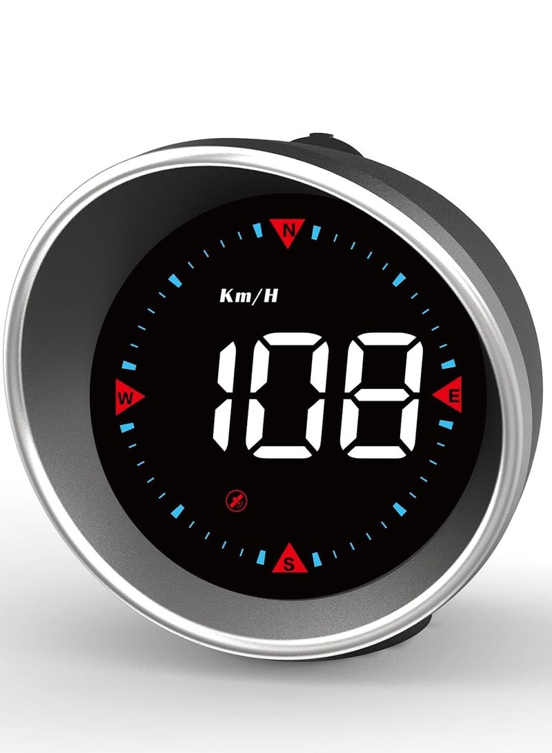 NajmStyle Multifunctional Car HUD Display & MPH Speedometer with OverSpeed Alarm Fatigue Driving Warning - Image 1