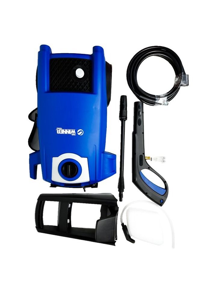 THE WINNER TOOLS-PWM 1600 Premium Quality Car Washer 1600W (130 Bar) Electric Pressure Washer Flow 6L/Min 5M Hose 220V/ 50/60Hz for Home, Garden & Car - Image 2
