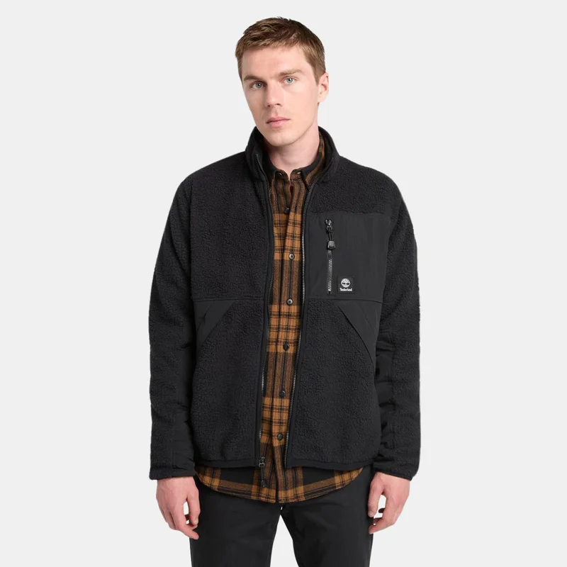 Timberland Men's Sherpa Mix Media Fleece Jacket