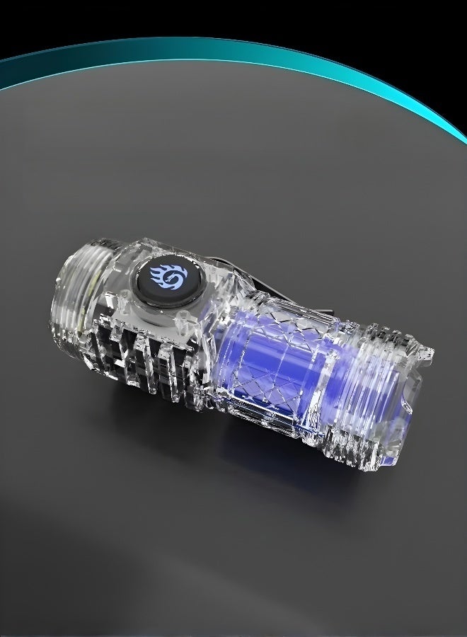 Strong light flashlight, super bright home rechargeable flashlight, outdoor night riding portable LED light, waterproof flashlight, super strong lumen, long-range flashlight - Image 4