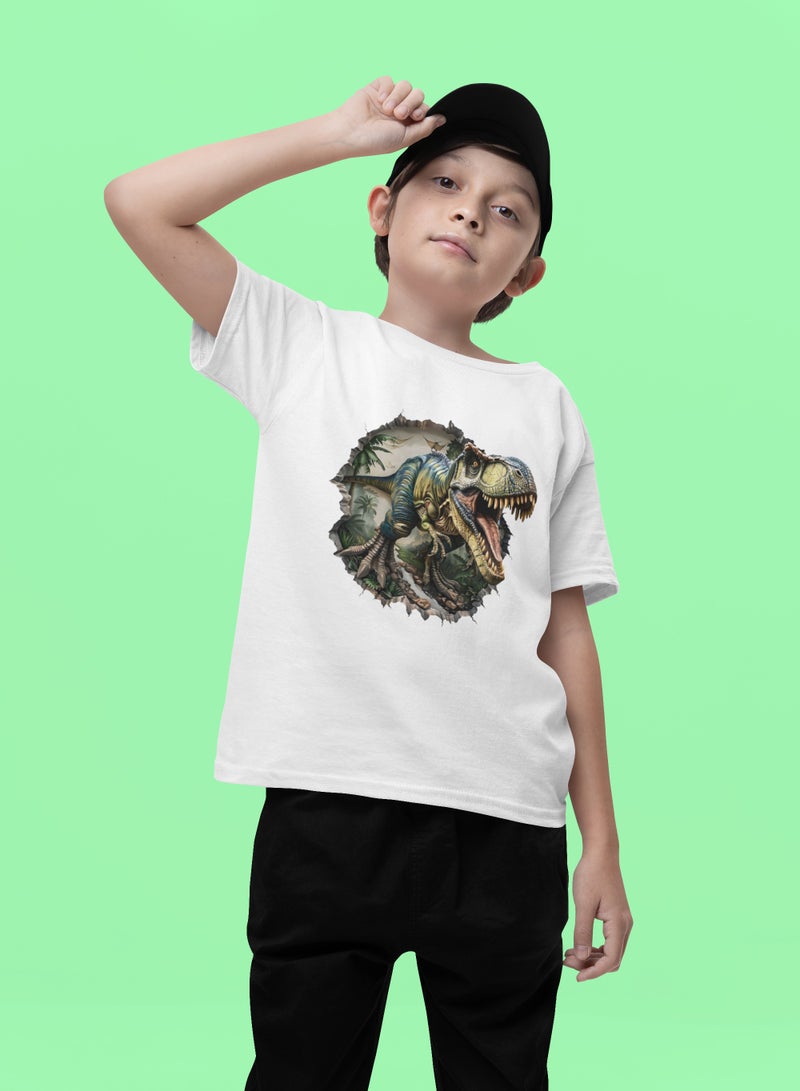 ZOOM Children’s Dinosaur Graphic T-Shirt  - Image 1