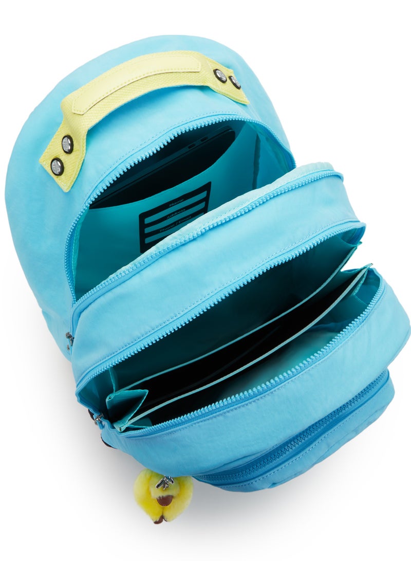 kipling Class Room Kids/Teen Large Backpack with Laptop protection 15.6''inch  - Splash Blue - Image 3