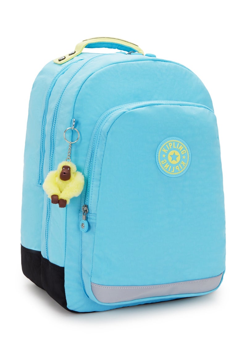 kipling Class Room Kids/Teen Large Backpack with Laptop protection 15.6''inch  - Splash Blue - Image 4