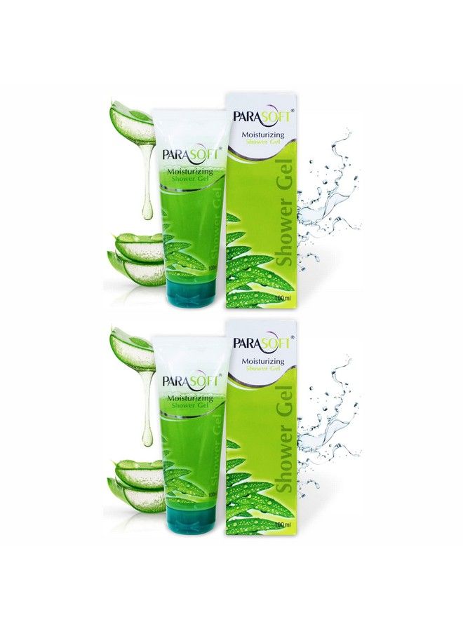 Parasoft Moisturizing Deep Gentle Cleanse Shower Bathing Gel With Rich & Healing Shea Butter For Dry Skin Skin Awakening & Purification ; For Men & Women 100 Ml (Pack Of 2) - Image 2