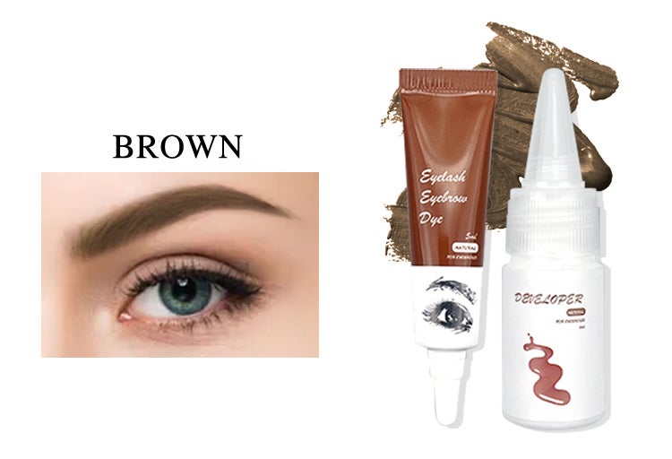 High Quality Semi Permanent Eyebrow Dye Eyelash Tinting Brow Henna - Image 3