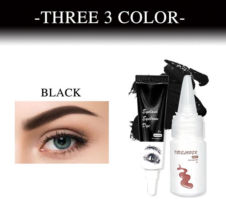 High Quality Semi Permanent Eyebrow Dye Eyelash Tinting Brow Henna - Image 1
