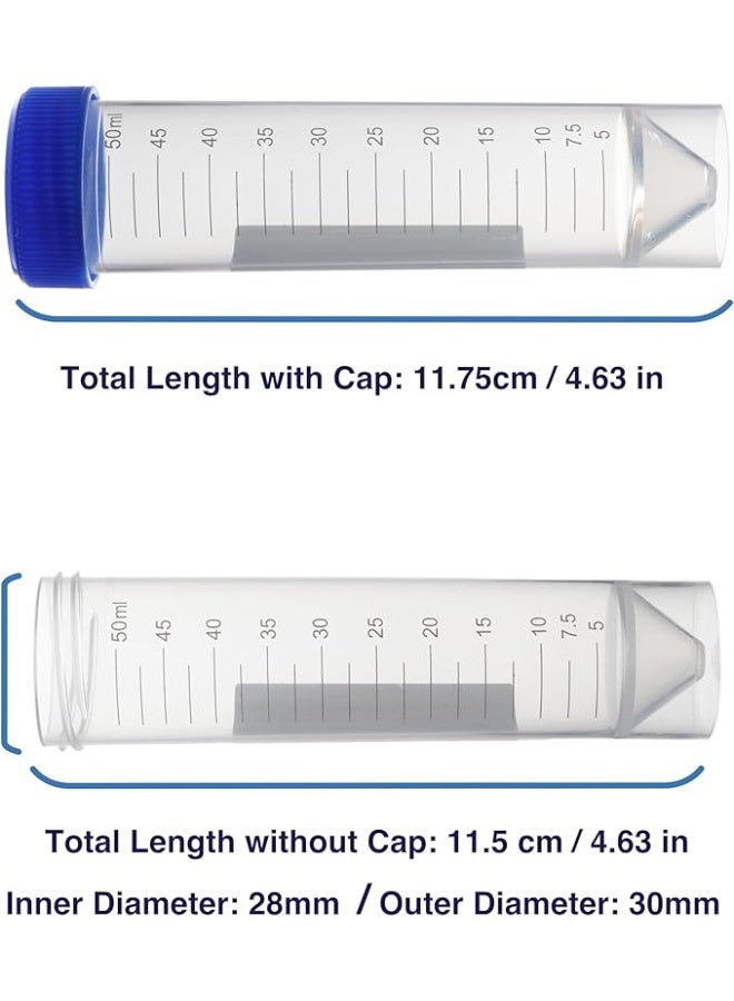 Protect Centrifuge Tubes 50ML ,Self Stand With Screw Cap - Image 3