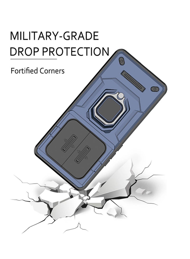 X-level غطاء حماية لهاتف Honor X9b/X50 5G مع حامل حلقي وظهر مدرع متين ومضاد للصدمات ومضاد للخدش وغطاء خلفي مريح الملمس لهاتف Honor X9b/X50 5G - Image 3