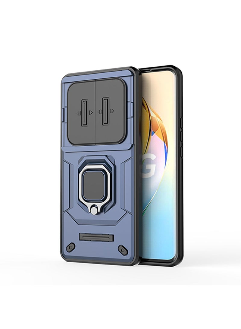 X-level غطاء حماية لهاتف Honor X9b/X50 5G مع حامل حلقي وظهر مدرع متين ومضاد للصدمات ومضاد للخدش وغطاء خلفي مريح الملمس لهاتف Honor X9b/X50 5G - Image 5