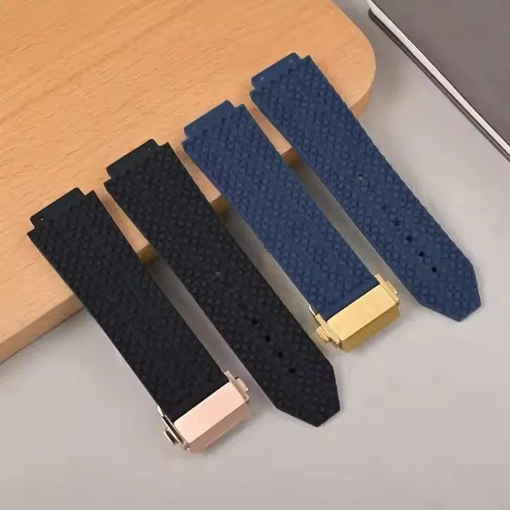Bluejw Silicone Rubber Watch Bands 25X19X22mm Strap Replacement for Hublo Big-bang Sport Diving Wrist Loop for Men and Women - Image 5