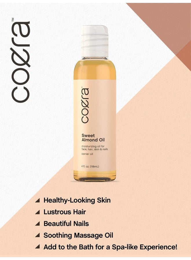 كورا زيت اللوز الحلو من كويرا للوجه والشعر والبشرة والأظافر | 113 مل | معصور على البارد وخالٍ من الهكسان | زيت ناقل | خالٍ من البارابين وكبريتات لوريل الصوديوم والعطور - Image 3
