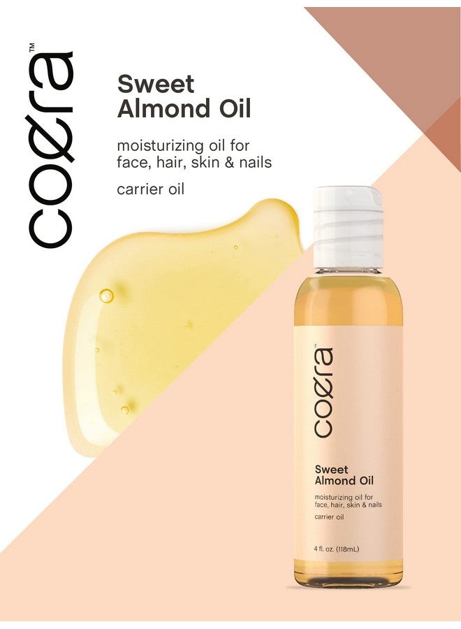 كورا زيت اللوز الحلو من كويرا للوجه والشعر والبشرة والأظافر | 113 مل | معصور على البارد وخالٍ من الهكسان | زيت ناقل | خالٍ من البارابين وكبريتات لوريل الصوديوم والعطور - Image 4