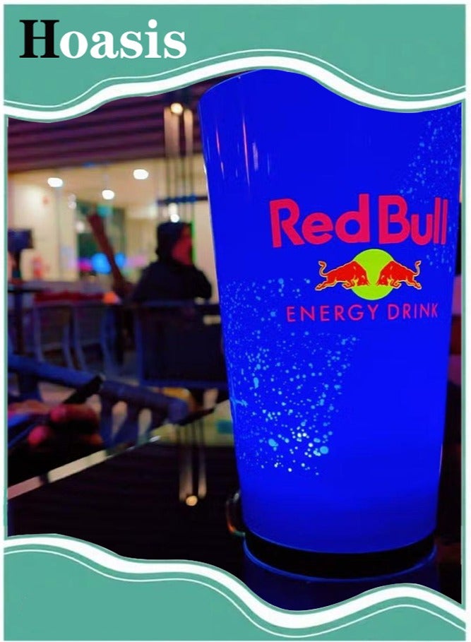 Hoasis Flash Light Cup，Fun Cup，Water Sensor Activated Luminous Cup ，Suitable for Birthday Party，Graduation Ceremony，Festival（blue）