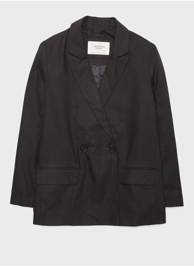 امريكان ايجل Oversized Double Breasted Blazer