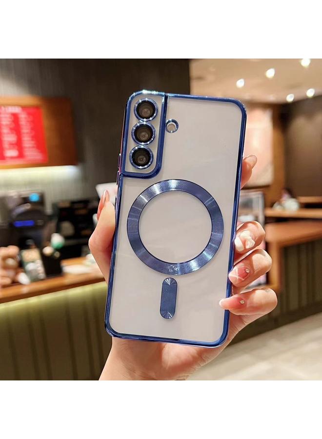 erorex Case For Samsung Galaxy S24+ 5G MagSafe Electroplating TPU Phone Case - Image 1