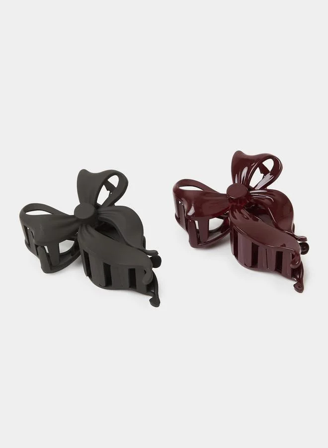 ستايلي Set of 2 - Bow Claw Clips