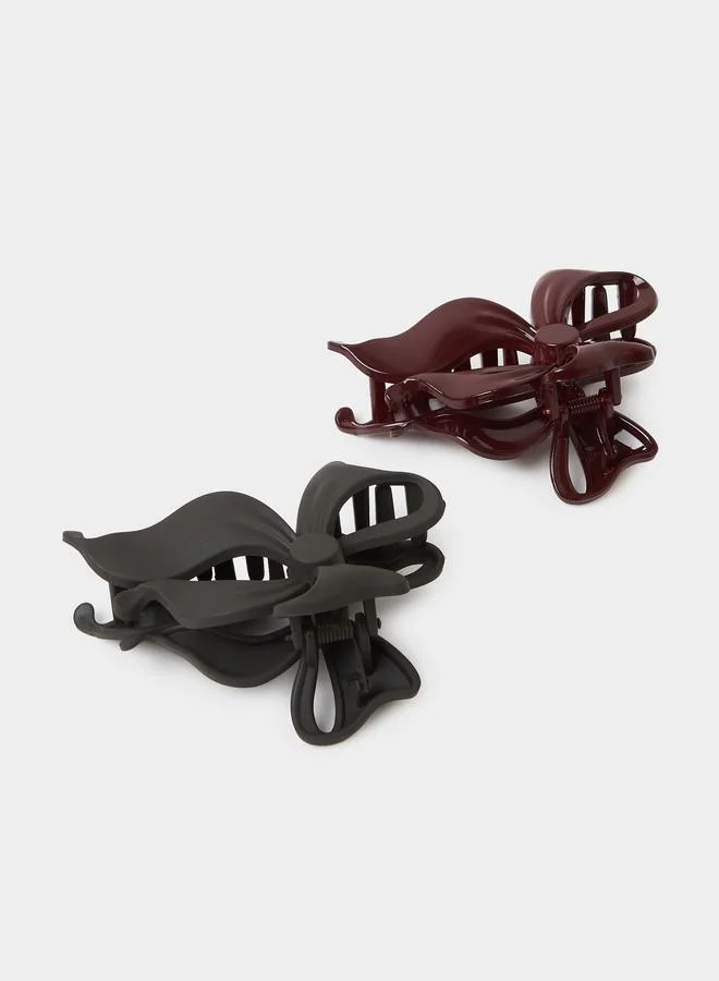 ستايلي Set of 2 - Bow Claw Clips