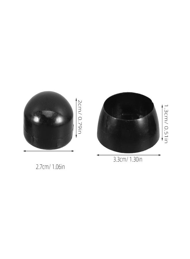 BESPORTBLE Playground Nut Caps, 10Pcs Plastic Screw Bolt Covers Safety Protection Caps for Outdoor Playground Equipment Easy Install Nut Covers for Slide Bolt Protection - Image 2