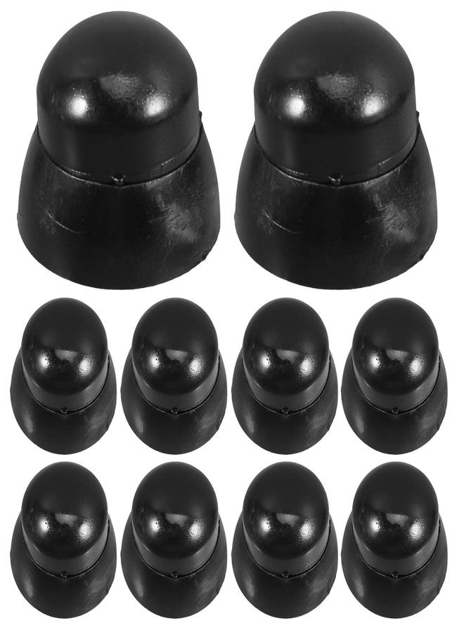 BESPORTBLE Playground Nut Caps, 10Pcs Plastic Screw Bolt Covers Safety Protection Caps for Outdoor Playground Equipment Easy Install Nut Covers for Slide Bolt Protection - Image 1